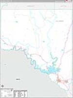 Val Verde, Tx Carrier Route Wall Map